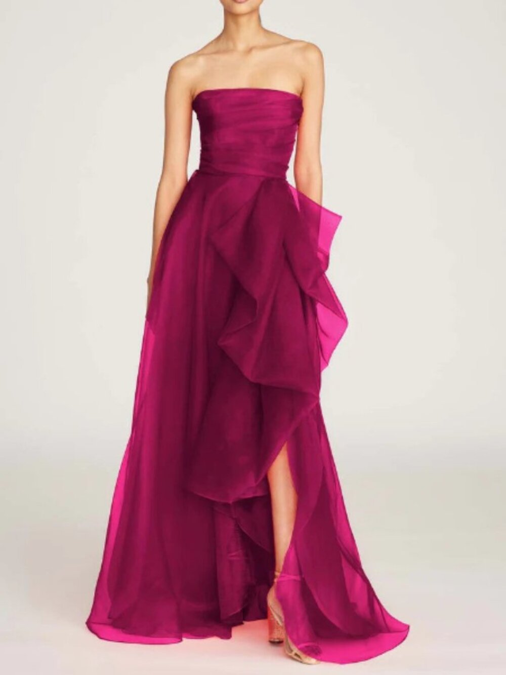 Theia Sangria Teresa Gown